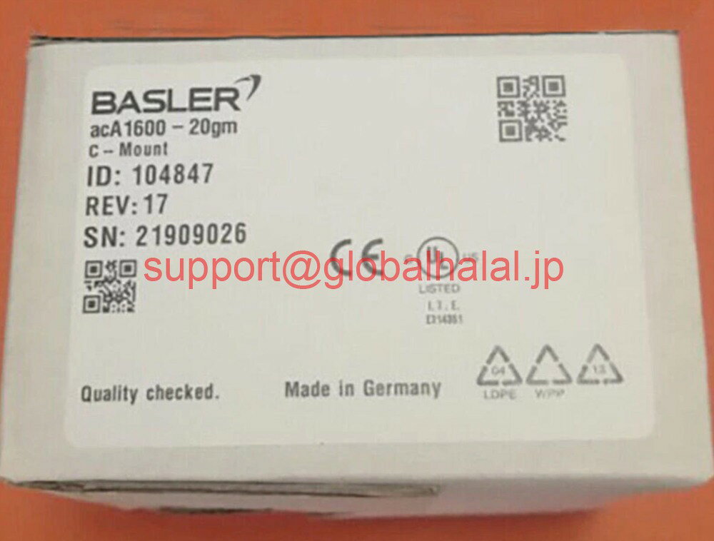 新品ACA1600-20GM Basler Industrial Camera 