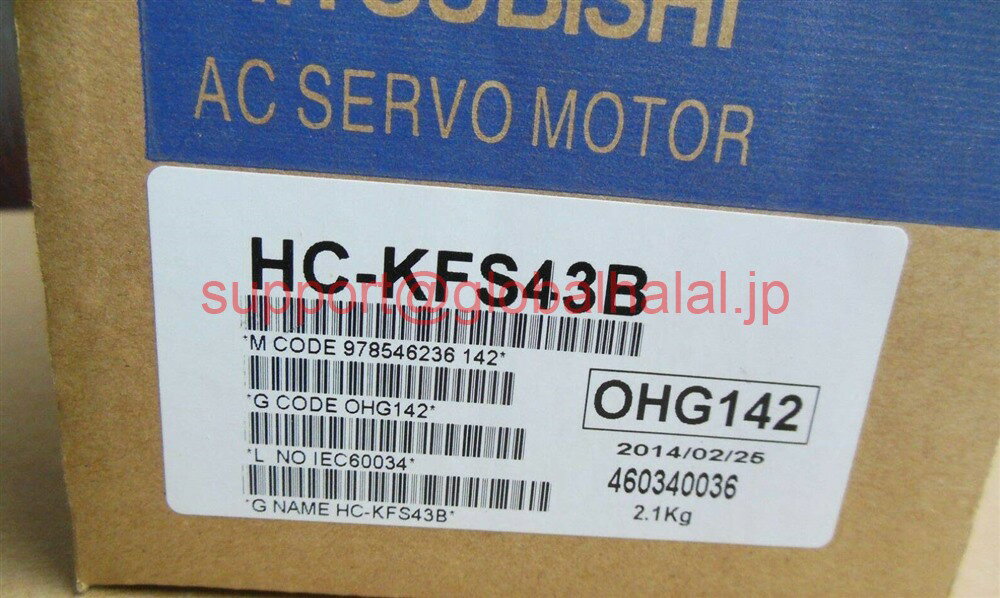 新品【東京発★適格請求★税込】三菱★MITSUBISHI HC-KFS43B サーボモーター【6ヶ月保証】