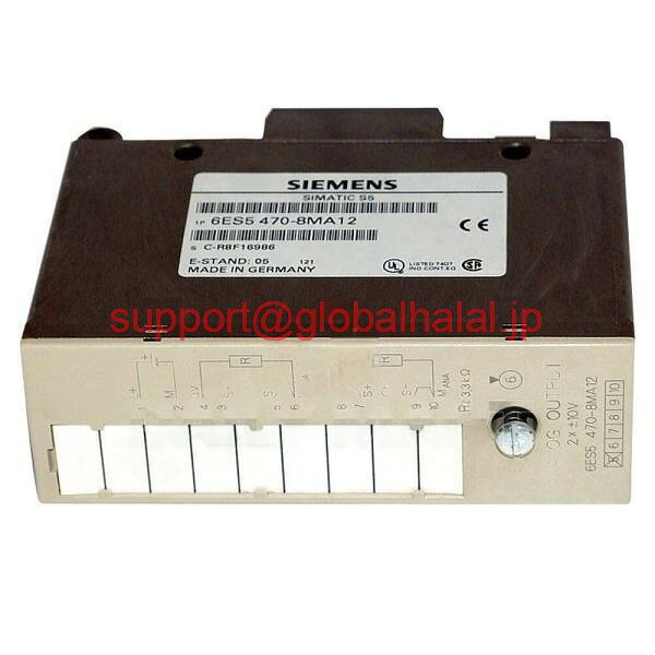 新品シーメンス 6ES5 470-8MA12 SIMATIC S5 出力モジュール アナログ 2 点絶縁 