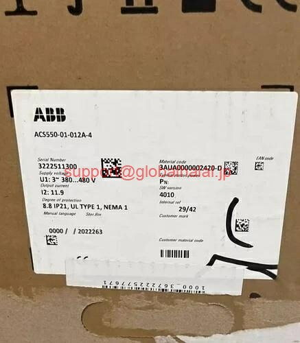 Panasonic - 新品【東京発★適格請求書★代引可】ACS550-01-012A-4周波数コンバーターまたはSF*P 【6ヶ月保証】