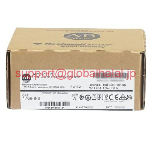 Main Unit - 新品【東京発★適格請求書★代引可】Allen-Bradley1769-IF8 CompactLogix 8 PTアナログ入力モジュール工場密閉 【6ヶ月保証】