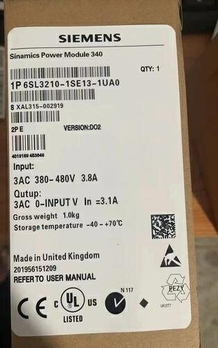 新品【東京発★適格請求書★代引可】Siemens 6SL3 210-1SE13-1UA0 6SL3210-1SE13-1UA0 【6ヶ月保証】