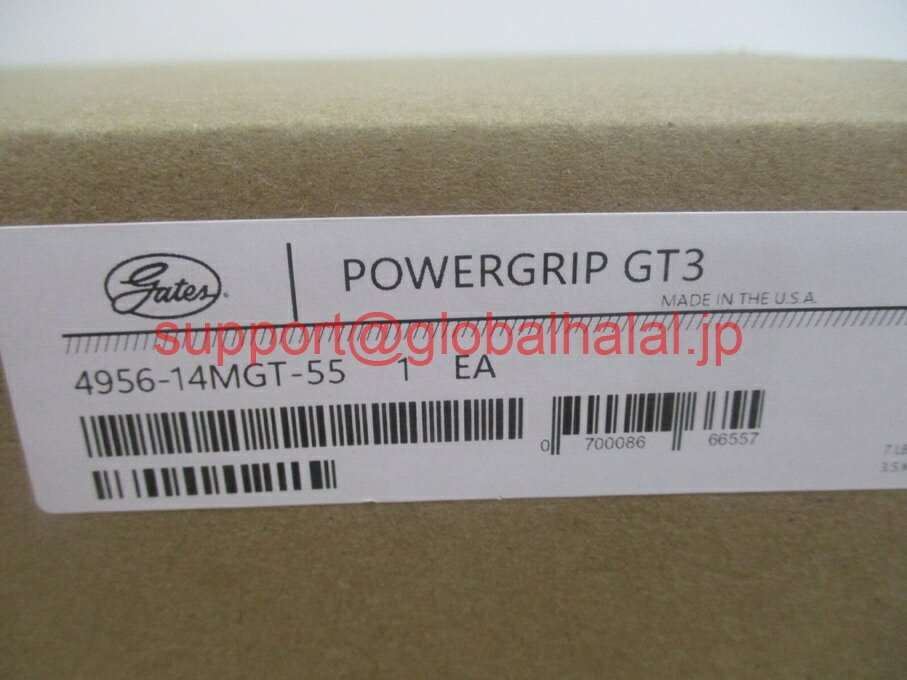 ~15 inches - 新品【東京発★適格請求書★代引可】Gates PowerGrip Zahnriemen 4956 14MGT 55 【6ヶ月保証】