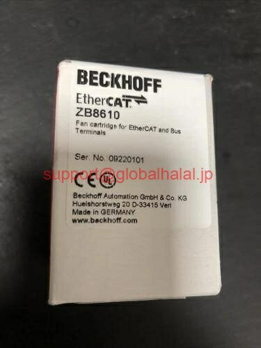 新品【東京発★適格請求書★代引可】Ethercatおよびバスターミナル用のBeckhoff ZB8610ファンカートリッジシール【6ヶ月保証】