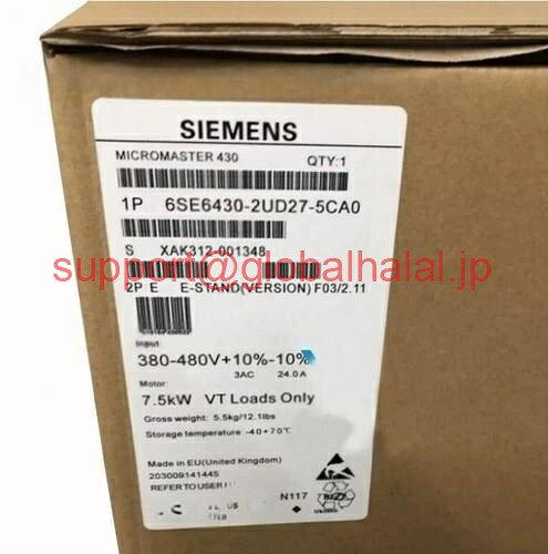 ���ʡ����ȯ��Ŭ������������ġۥ������ 6SE6430-2UD27-5CA0 MICROMASTER 430 �ɥ饤�� ����С����� PLC �⥸�塼���6�����ݾڡ�