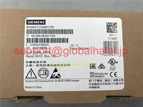 新品【東京発★適格請求書★代引可】シーメンス 6SL3246-0BA22-A0 6SL3 246-0BA22-A0【6ヶ月保証】