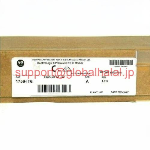 新品【東京発★適格請求書★代引可】2021 Allen-Bradley 1756-IT6i2 Controllogix強化された分離熱電子モジュール【6ヶ月保証】