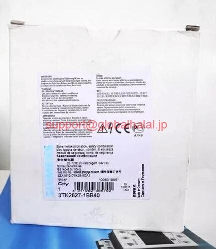 新品【東京発★適格請求書★代引可】シーメンス 3TK2827-1BB40 セーフティリレー【6ヶ月保証】