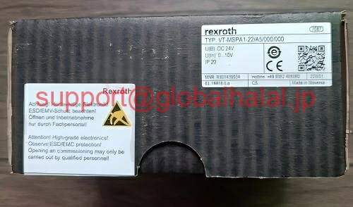 東京発 適格請求書 代引可 Rexroth VT-MSPA1-22 A5 000 000アンプ 6ヶ月保証 global-halal-10051960 Global Halal Japan パッケージ画像