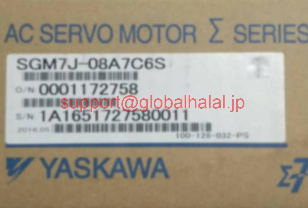 SHARP - 新品【東京発★適格請求書★税込】 YASKAWA / 安川電機 サーボモータ SGM7J-08A7C6S【6ヶ月保証】