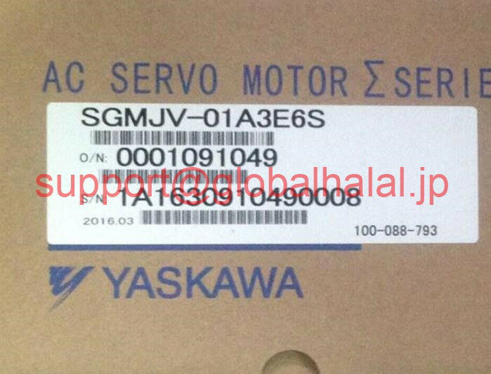 新品【東京発★適格請求書★税込】 安川 サーボモーター SGMJV-01A3E6S 【6ヶ月保証】