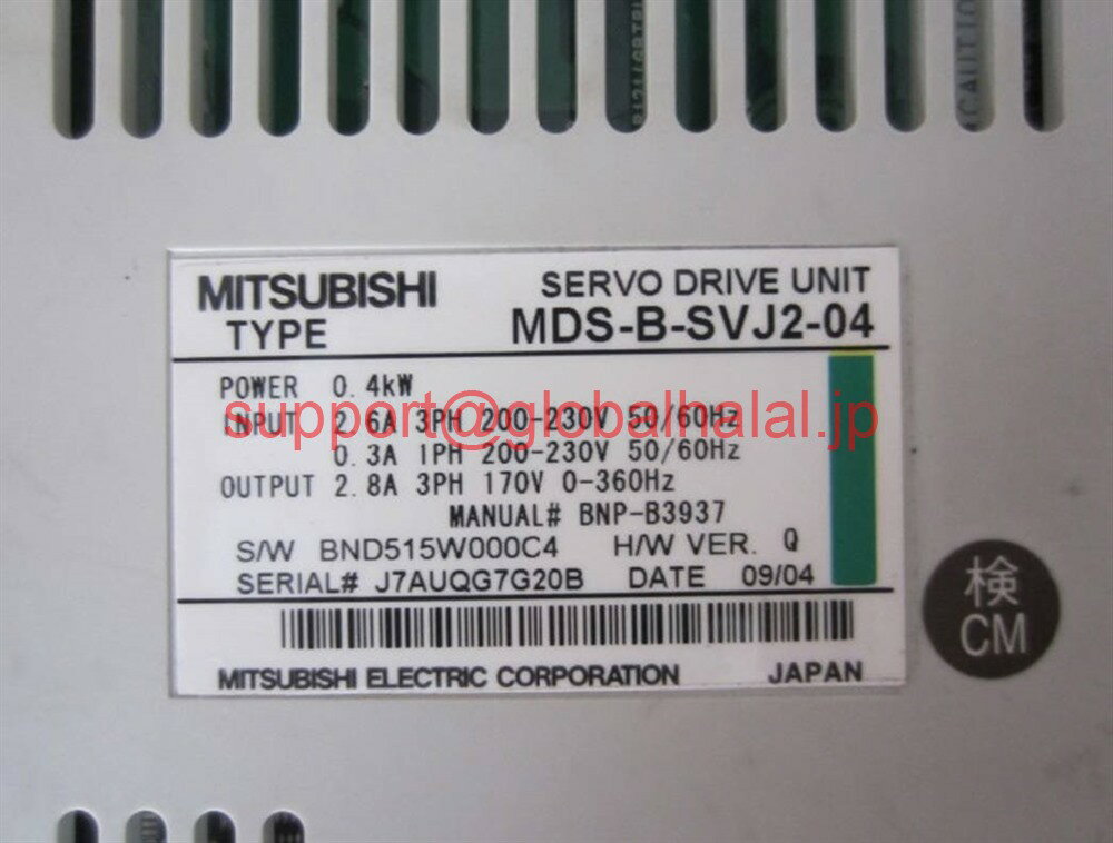 ViyKiōz MITSUBISHI/OH MDS-B-SVJ2-04 T[{hCu y6ۏ؁z