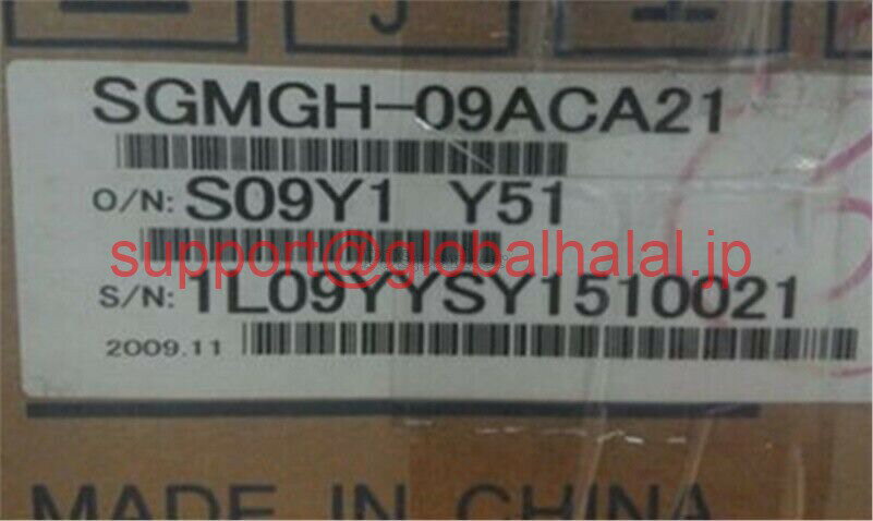 新品【東京発★適格請求書★税込】 YASKAWA / 安川電機 サーボモーター SGMGH-09ACA21 【6ヶ月保証】