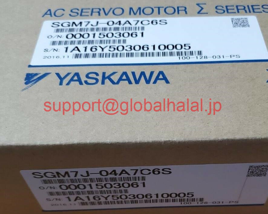 新品【東京発★適格請求書★税込】 YASKAWA / 安川電機 サーボモータ SGM7J-04A7C6S【6ヶ月保証】