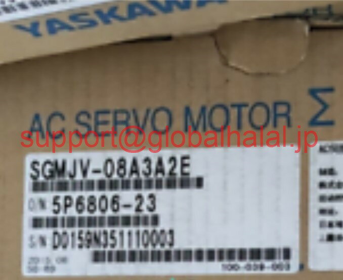 新品【東京発★適格請求書★税込】 YASKAWA サーボモーター SGMJV-08A3A2E 【6ヶ月保証】