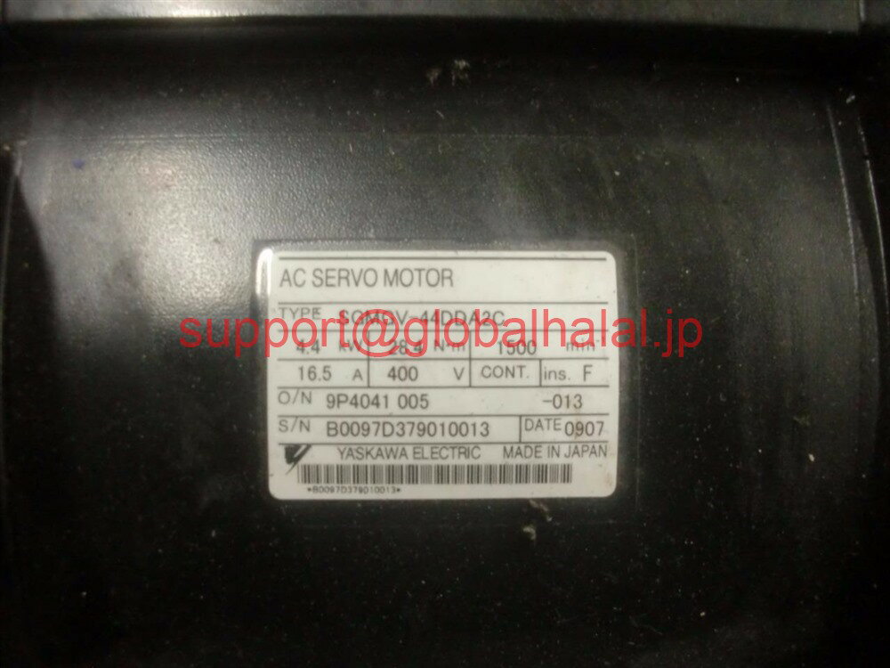 新品【東京発★適格請求書★税込】 YASKAWA サーボモーター SGMGV-44DDA2C 【6ヶ月保証】