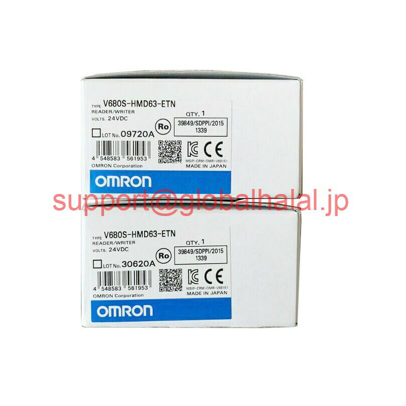 新品【東京発★適格請求書★税込】 OMRON リーダライタ V680S-HMD63-ETN 【6ヶ月保証】