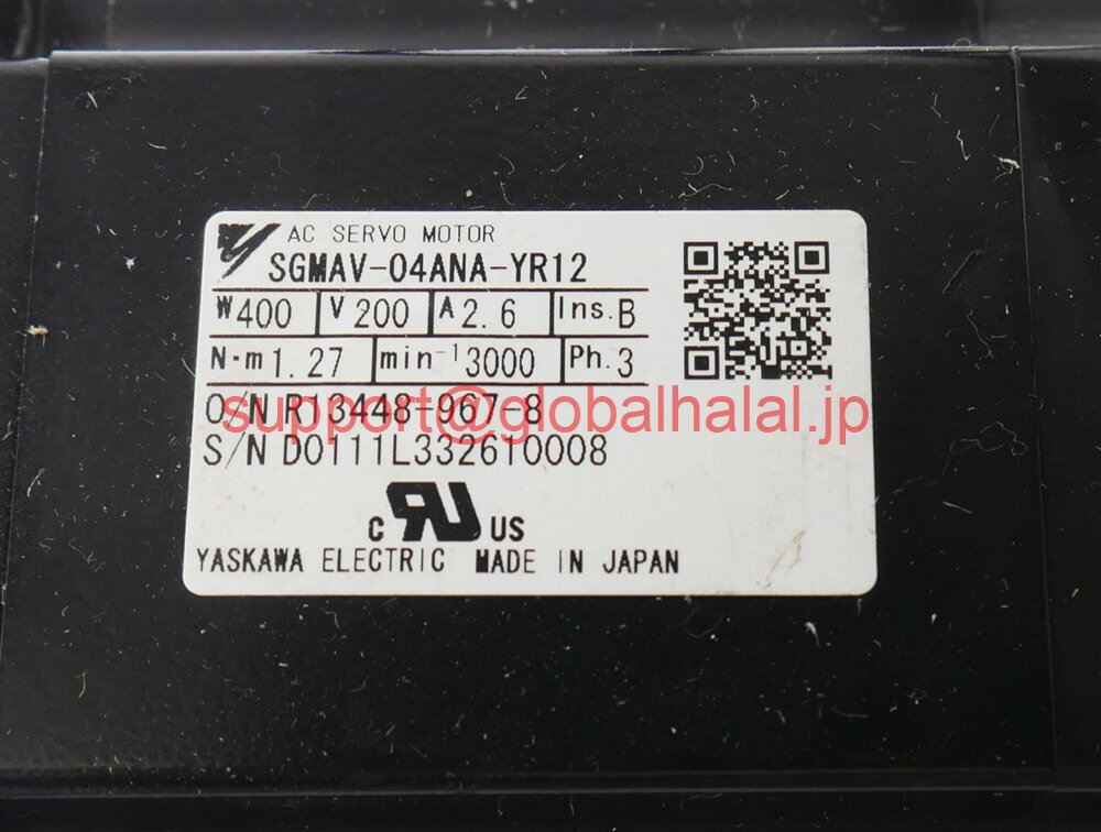 21 inches+ - 新品【東京発★適格請求書★税込】 YASKAWA サーボモーター SGMAV-04ANA-YR12 【6ヶ月保証】
