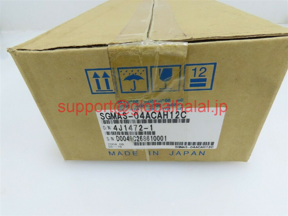 新品【東京発★適格請求書★税込】 YASKAWA サーボモーター SGMAS-04ACAH12C 【6ヶ月保証】