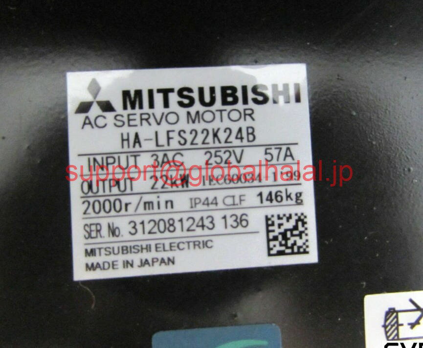新品【東京発★適格請求書★税込】 三菱 サーボモーター HA-LFS22K24B 【6ヶ月保証】
