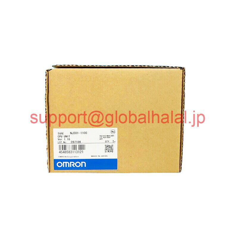 新品【東京発★適格請求書★税込】 OMRON　CPUユニット NJ301-1100 【6ヶ月保証】