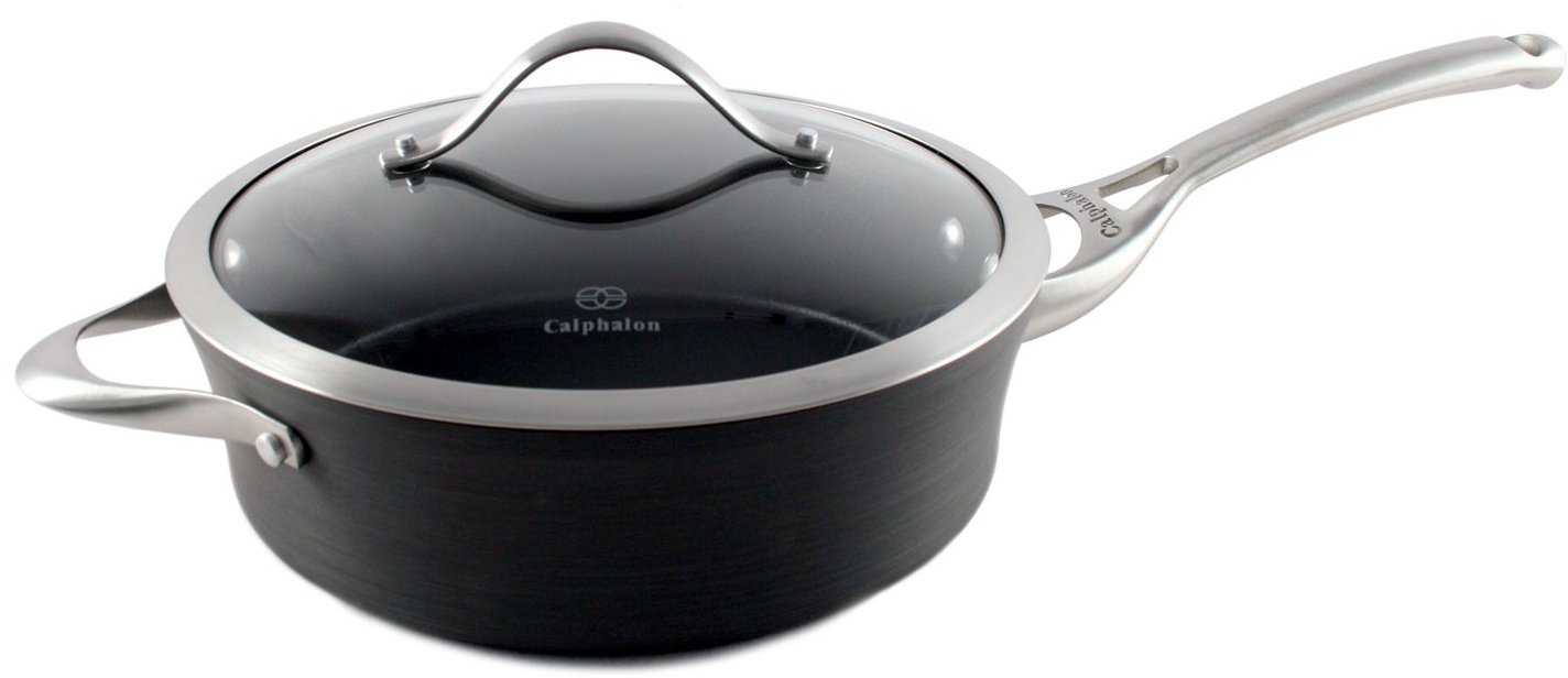Calphalon Contemporary Nonstick 3-Quart Saute with Glass Lid by Calphalon