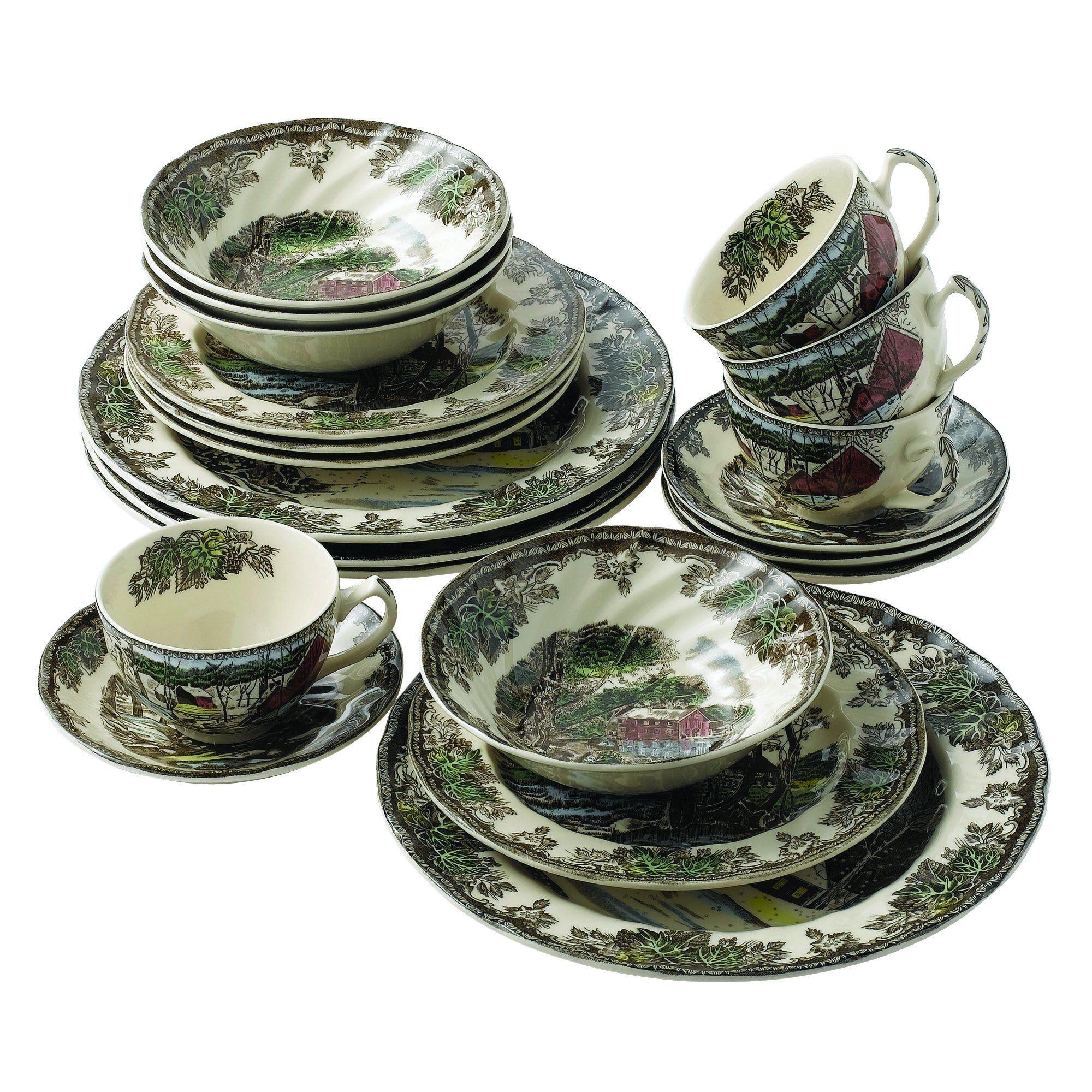 Johnson Brothers Friendly Village 20-Piece Set Service for 4 by Johnson Brothers