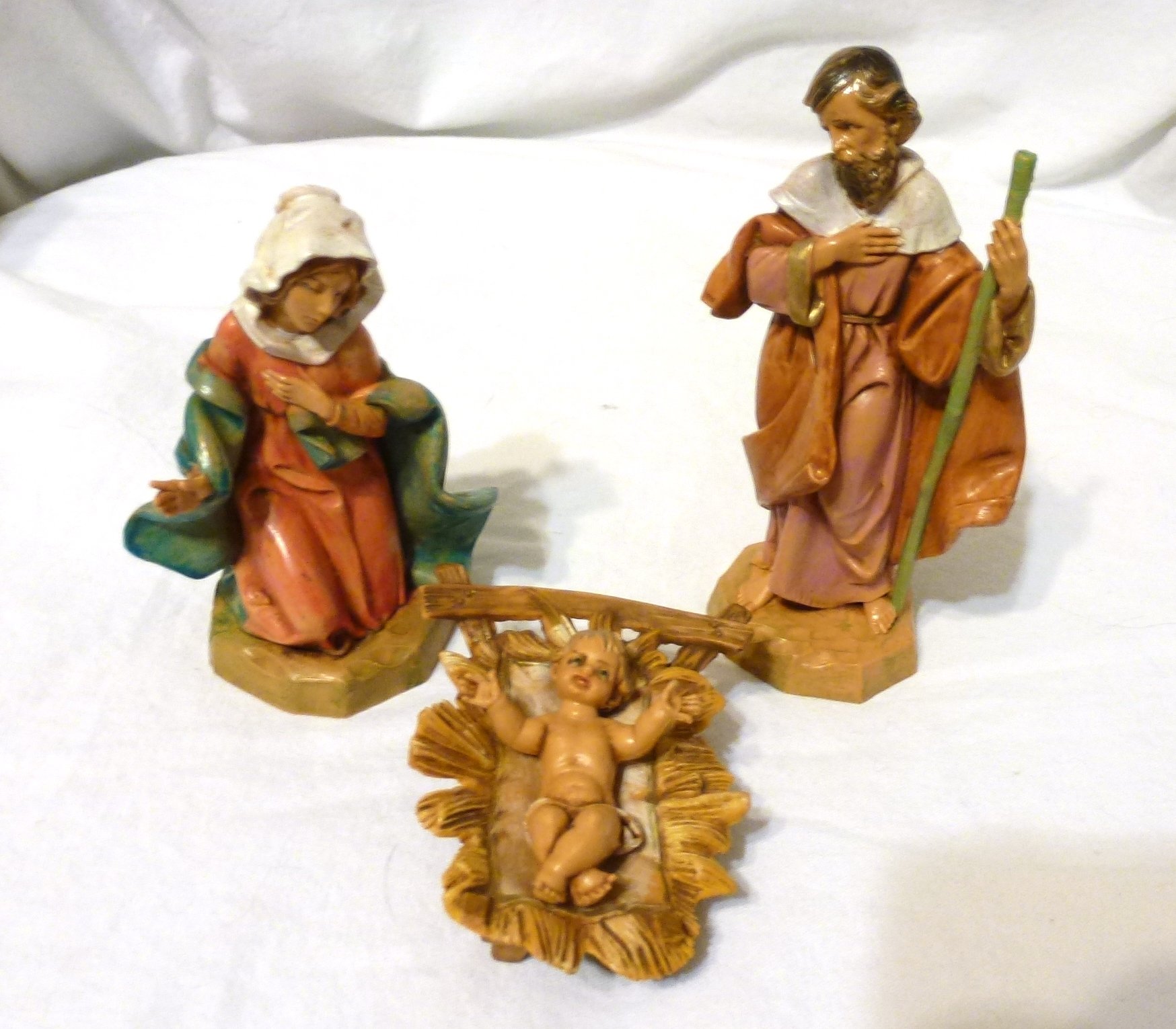 Fontanini by Roman Classic Holy Family Nativity Set 3-Piece 13cm Each