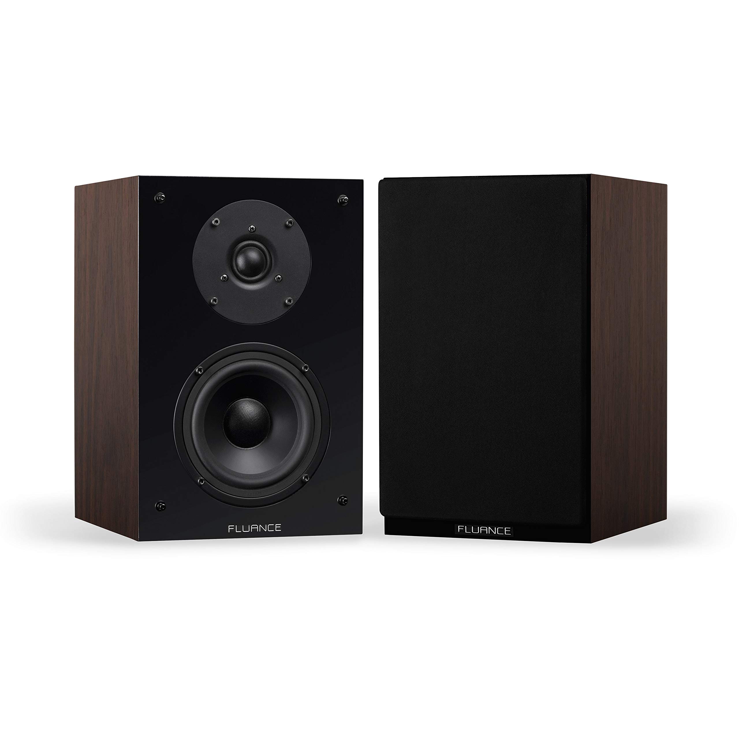 樂天商城 - Fluance SX6W High Definition Two-Way Bookshelf Loudspeakers - Natural Walnut 141［並行輸入］