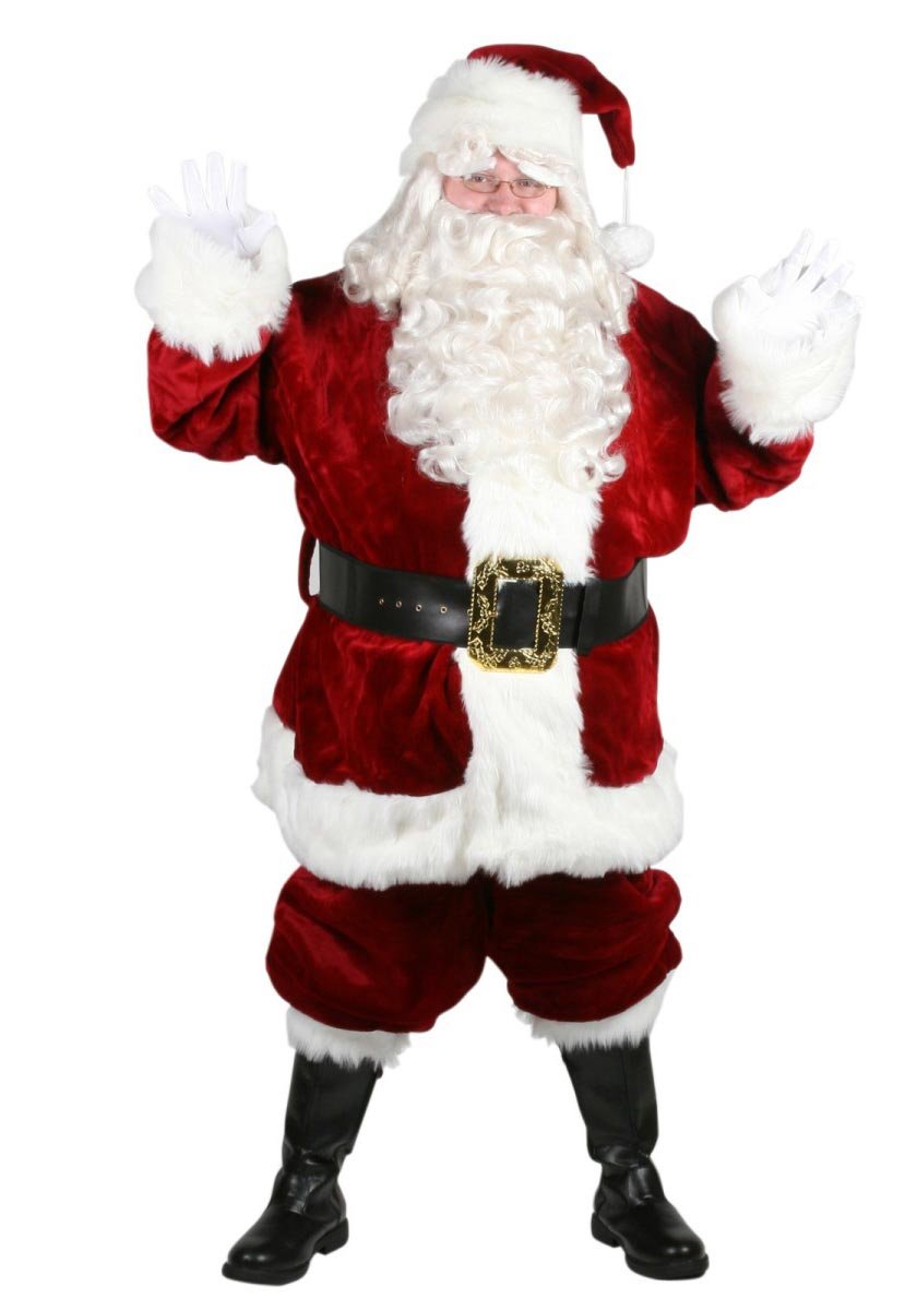 [Halco] 大きいサイズ プラスサイズ 高級 本格 サンタクロース コスチューム 衣装 クリスマス コスプレ 大人 立派なサンタ マジェスティック