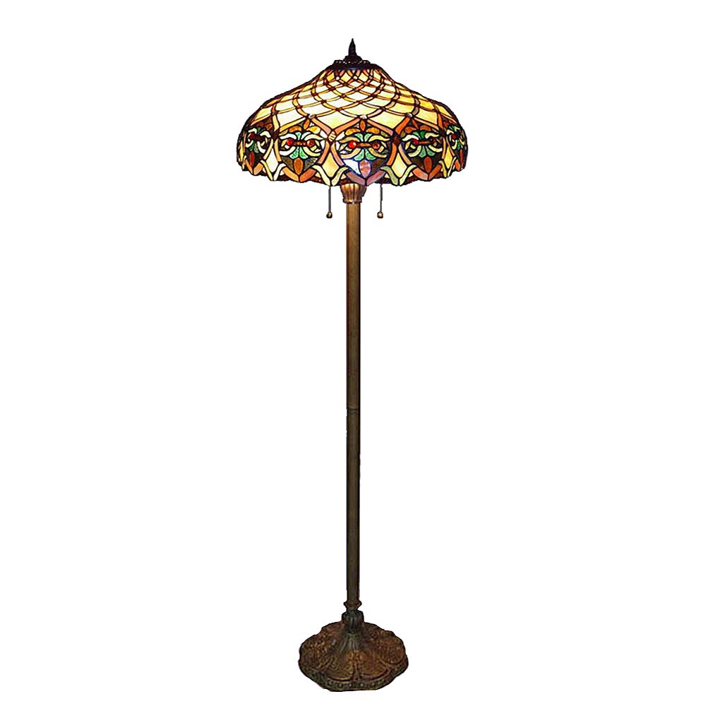 Tiffany Style Baroque Floor Lamp by Serena D'italia