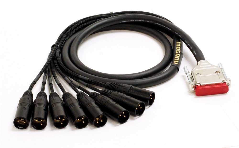 Mogami Gold 8 Channel DB25-XLR Male Snake Cable 10 Feet by Mogami
