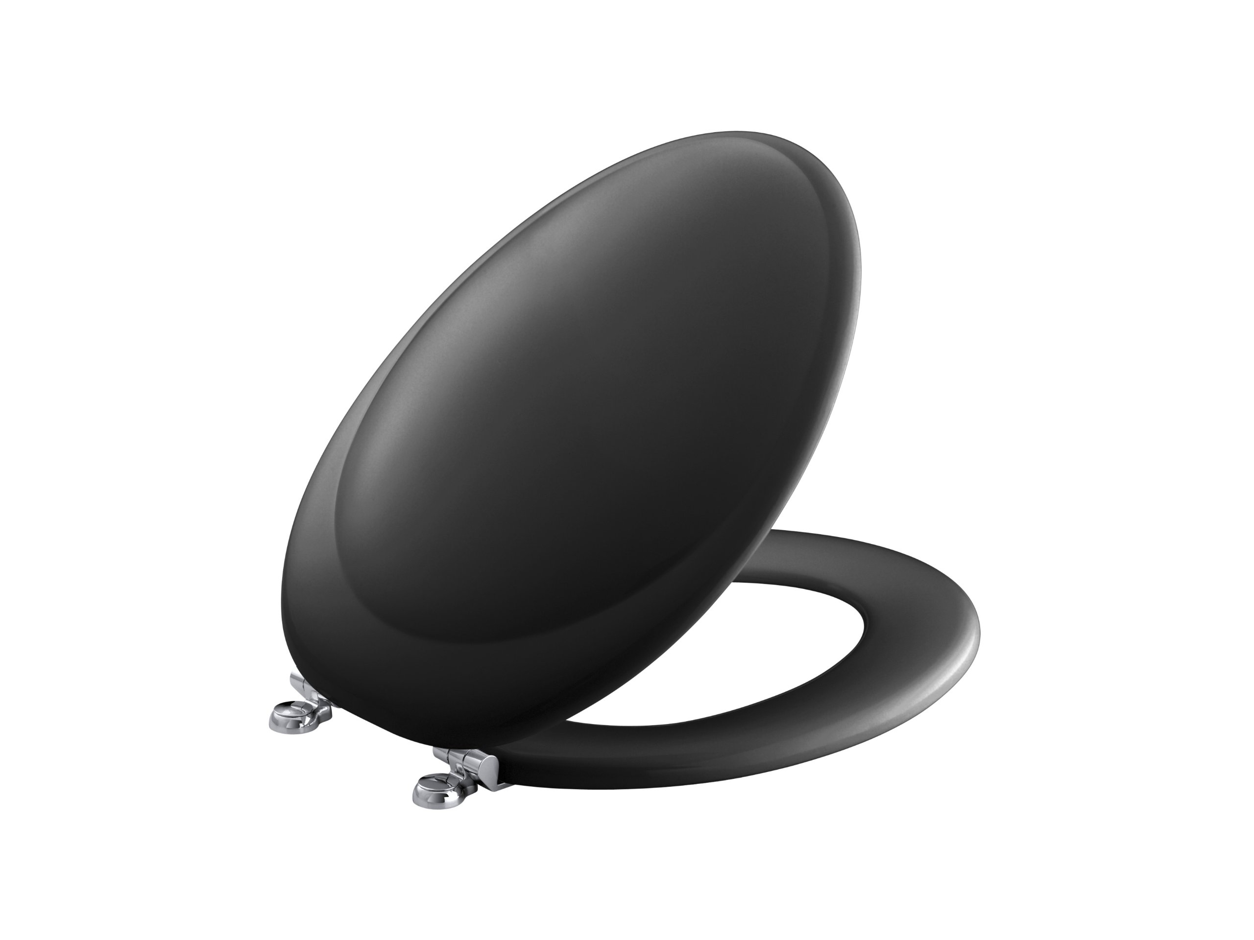 KOHLER K-4615-CP-7 Revival Toilet Seat Black Black