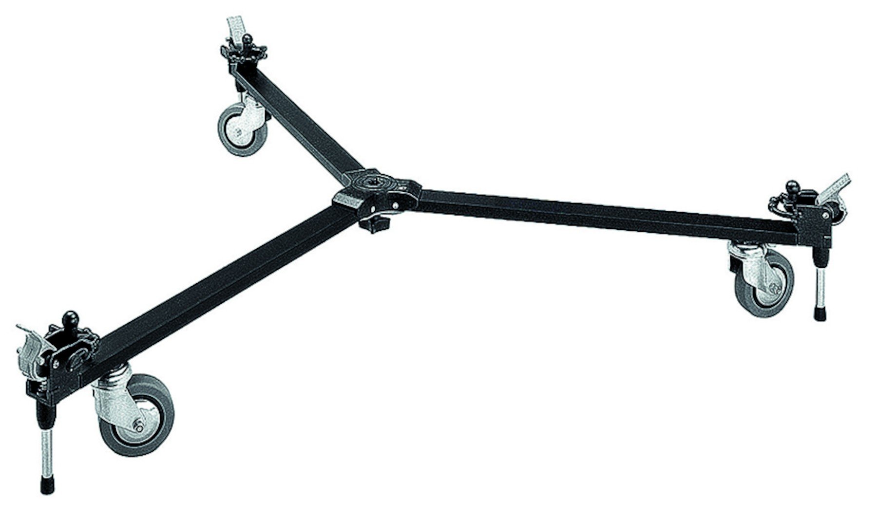 樂天商城 - Manfrotto 127 ビデオ台車 3インチホイール付き 3127交換用 ブラック
