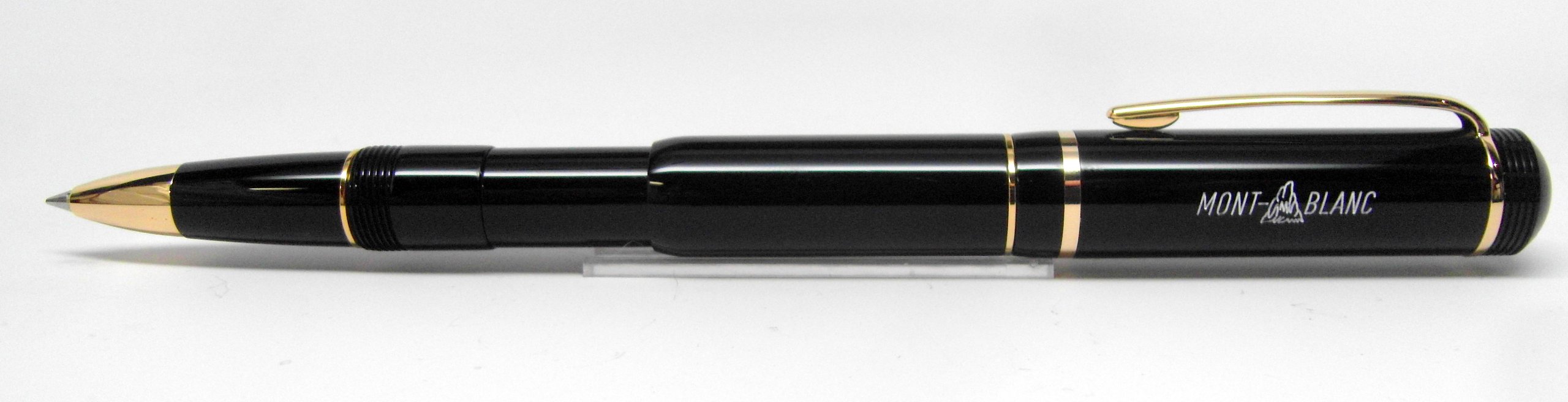 Montblanc 100周年記念エディション ローラーボールペン ブラック&ゴールド (36708)