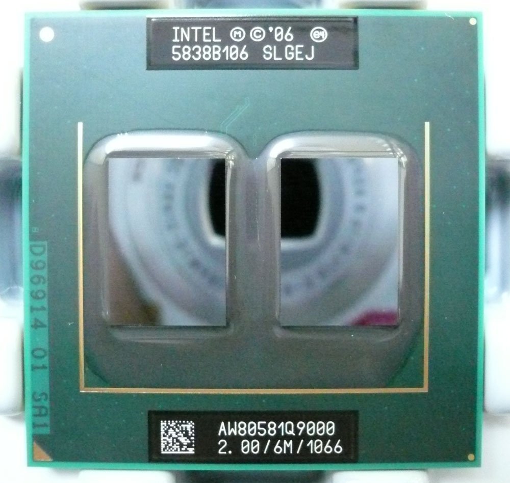 aw80581gh0416 m Intel Core 2 Quad q9000 2 GHzモバイルプロセッサaw80581gh0416 m