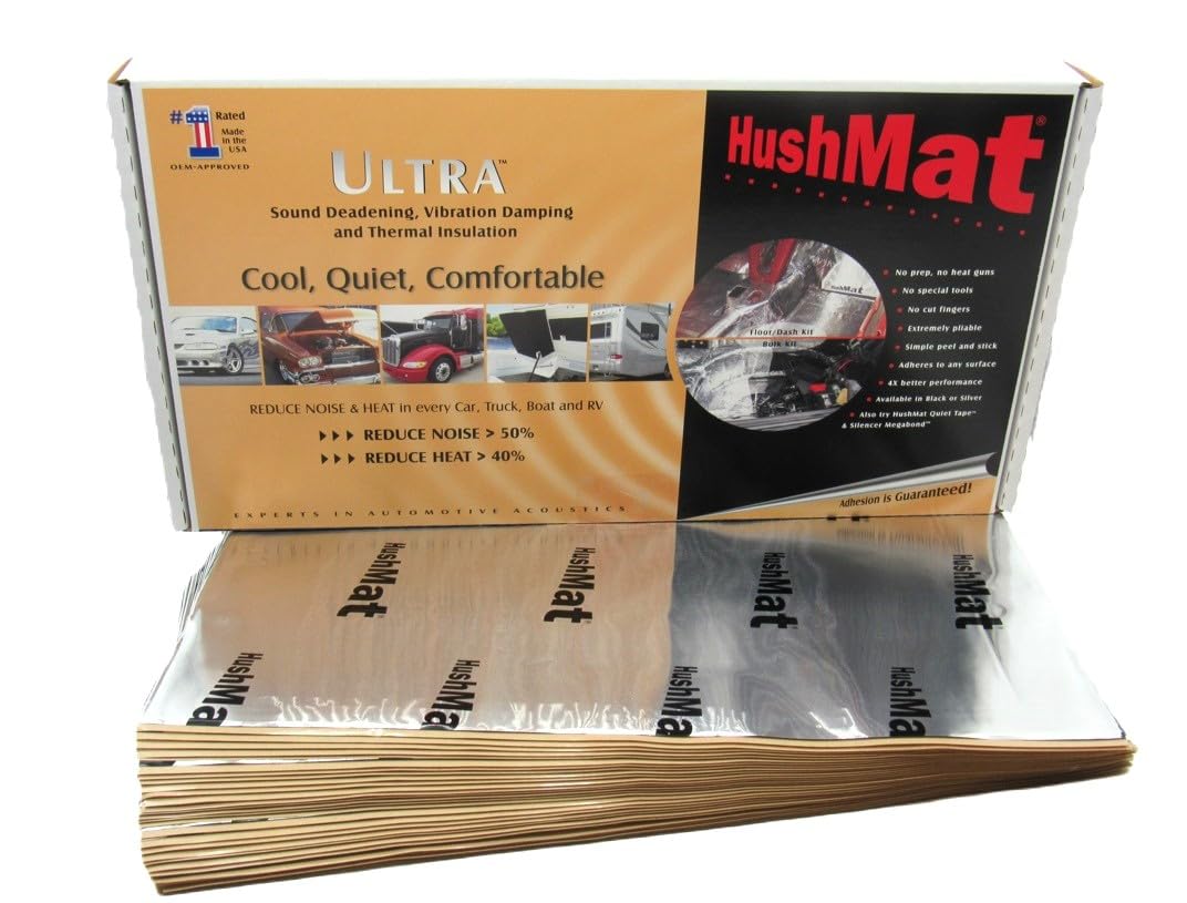 Hushmat Bulk Kit Silver; (30) 12 x 23 sheets; 58.1 Square Feet