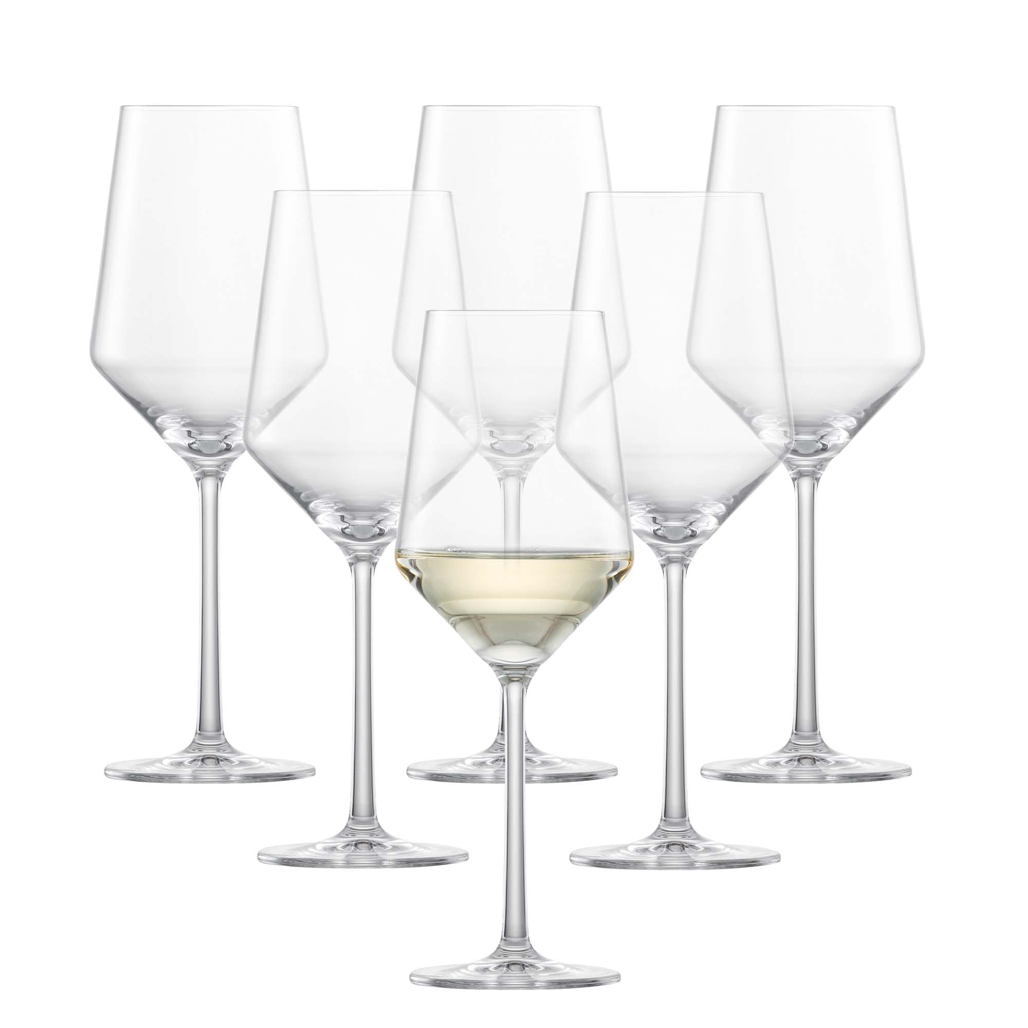 (Set of 6 Sauvignon Blanc) - Schott Zwiesel Tritan Crystal Glass Pure Stemware Collection Sauvignon Blanc/Rose/Tasting White Wine Glass 410ml Set of 6