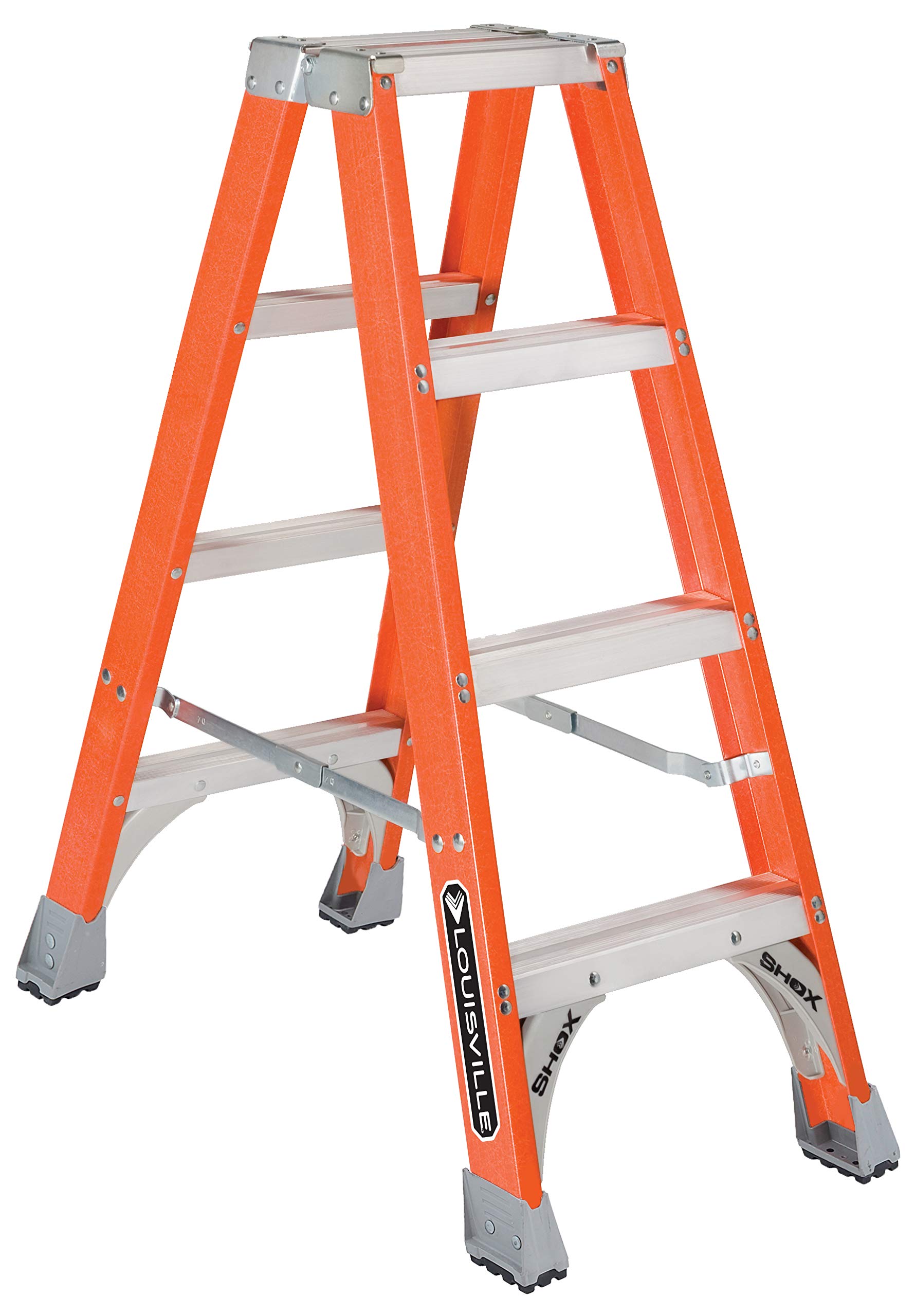 (1.2m) - Louisville Ladder 1.2m FM1500 Series Twin Front Step Ladders