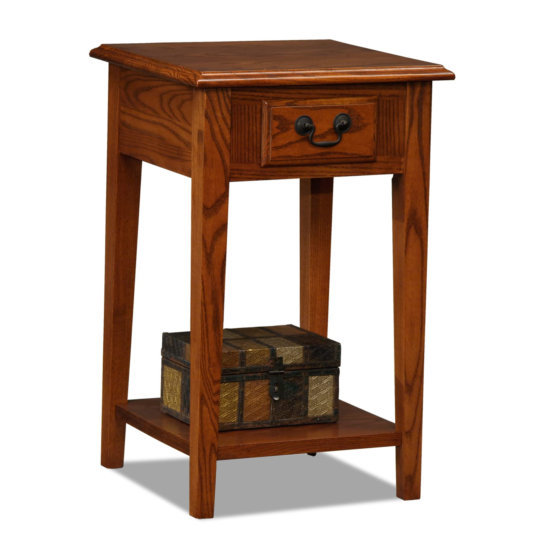 樂天商城 - Leick Shaker Square End Table Medium Oak