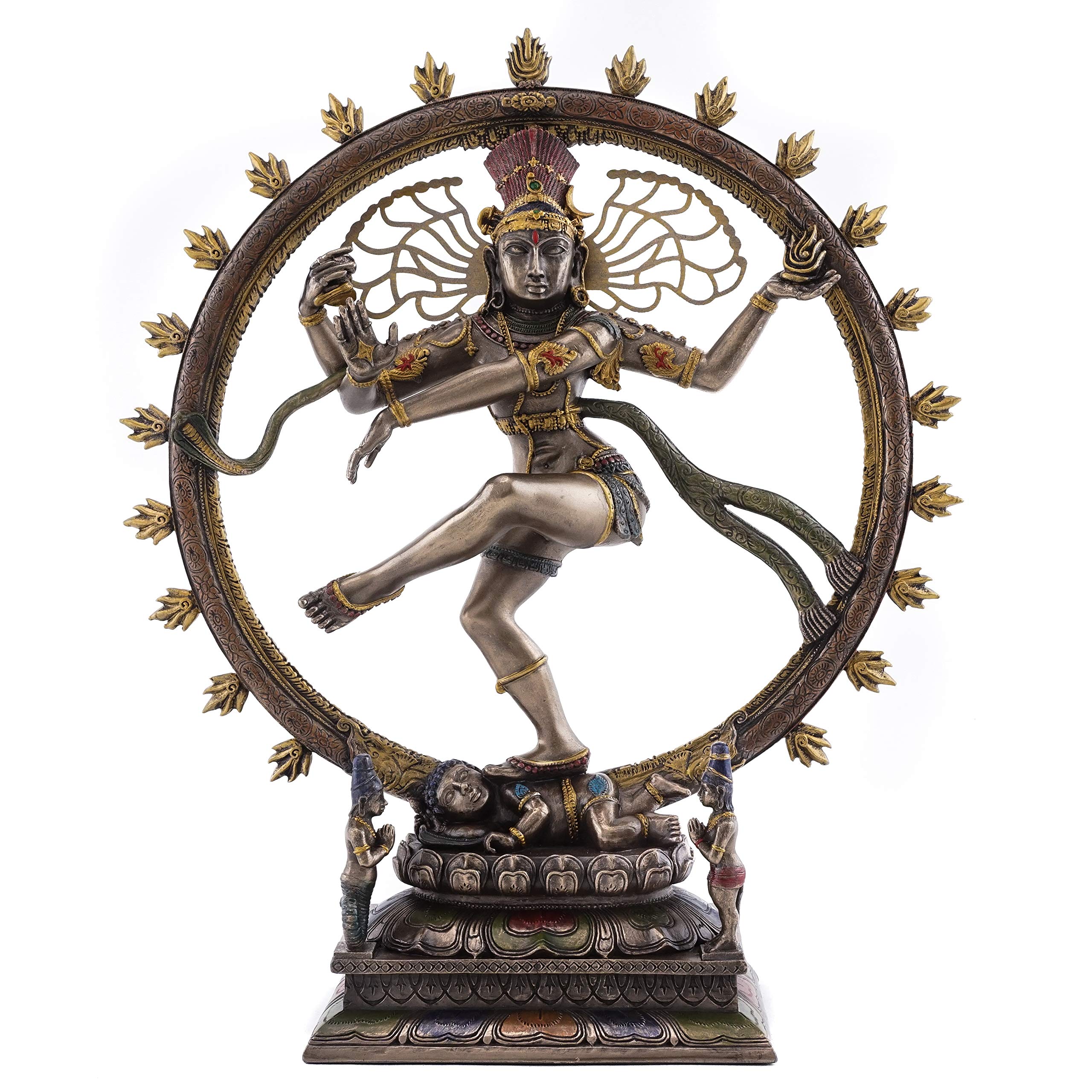 樂天商城 - LORD NATARAJA Dancing Shiva Statue Real Bronze Powder Cast 10 1/2-inch by Veronese