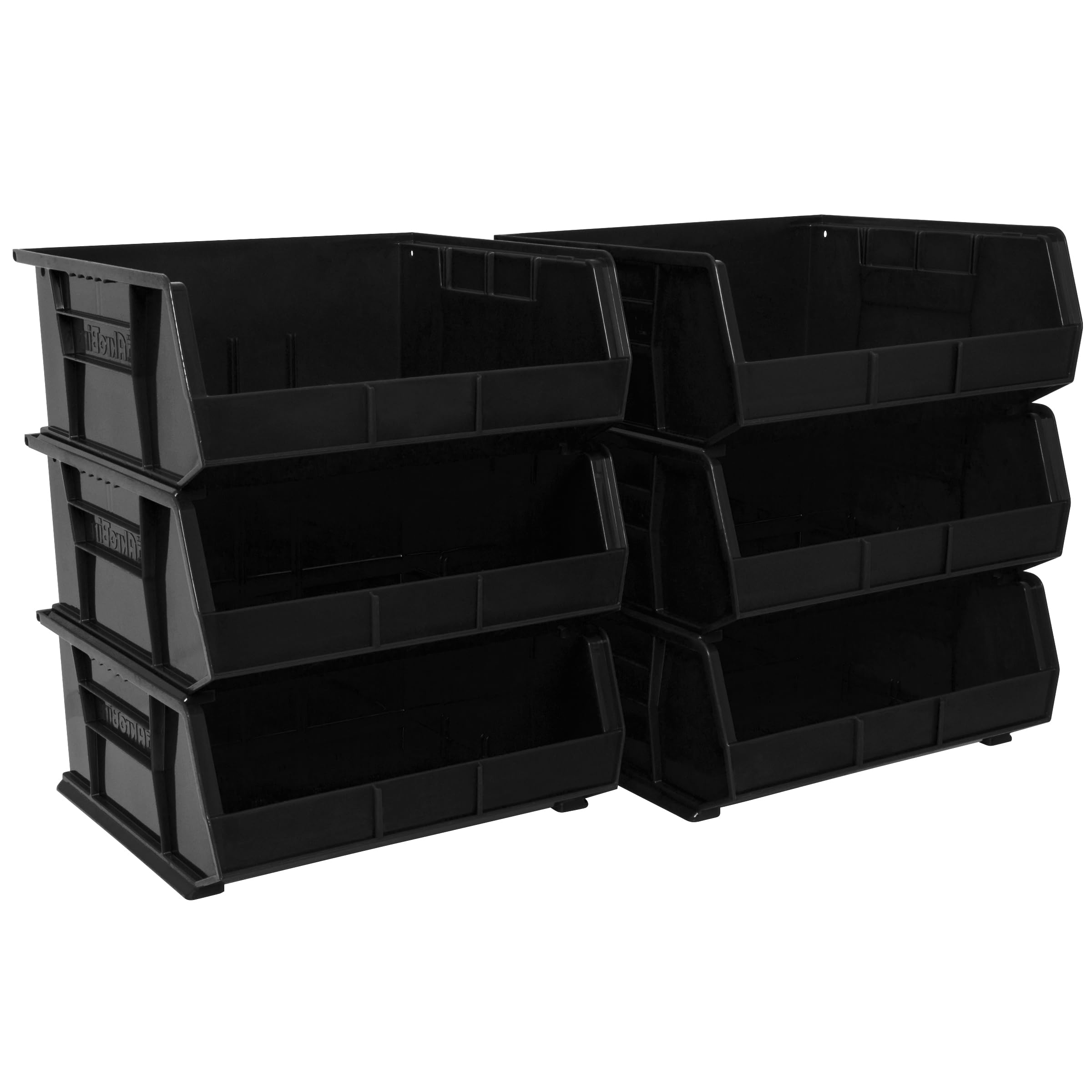 akro-mils 30250 15インチby 16インチby 7-inchプラスチックストレージStacking Hanging Akro Bin、ベリー、6パック