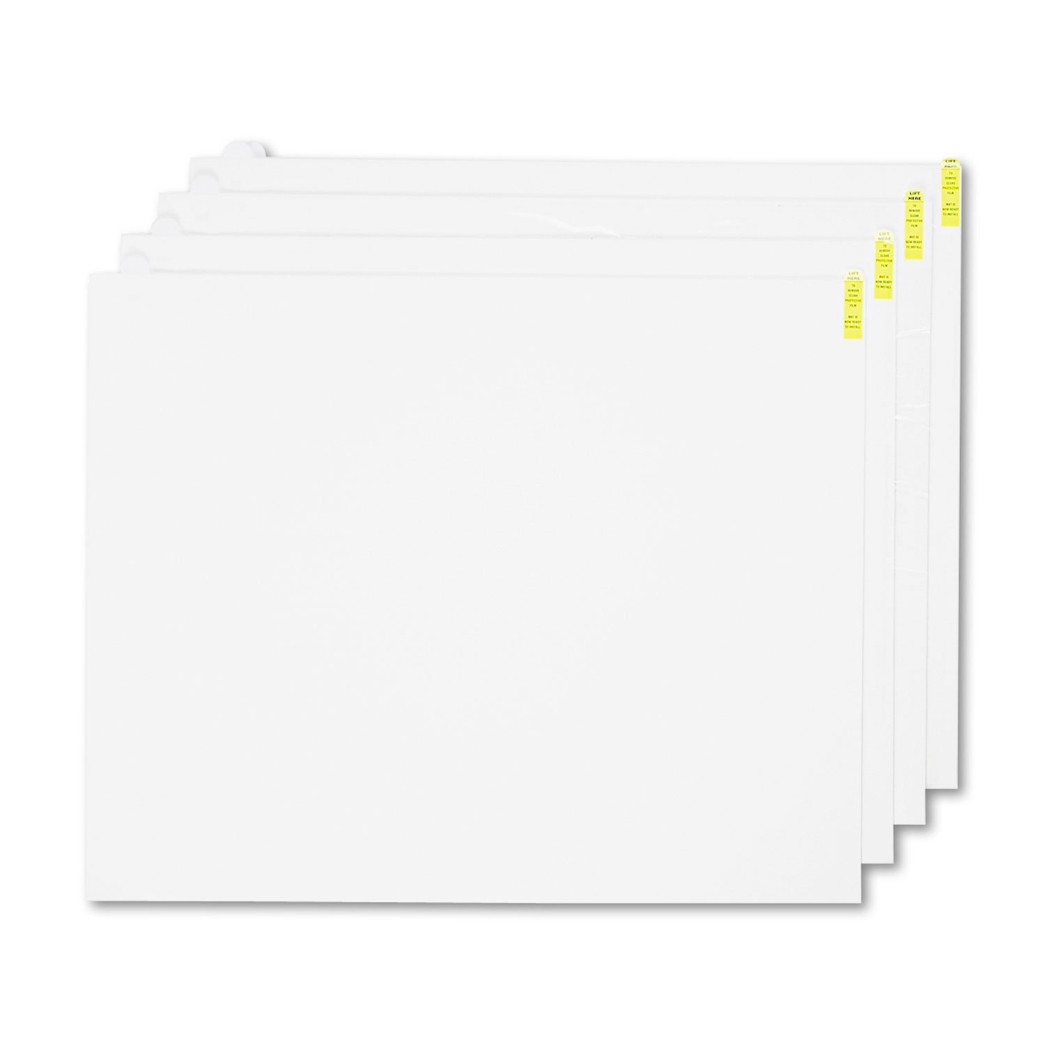Crown WCRPLPDW Clean Step Dirt Grabber Mat 60-Sheet Refill Pad 30w x 24h 4 Per Carton White by C..
