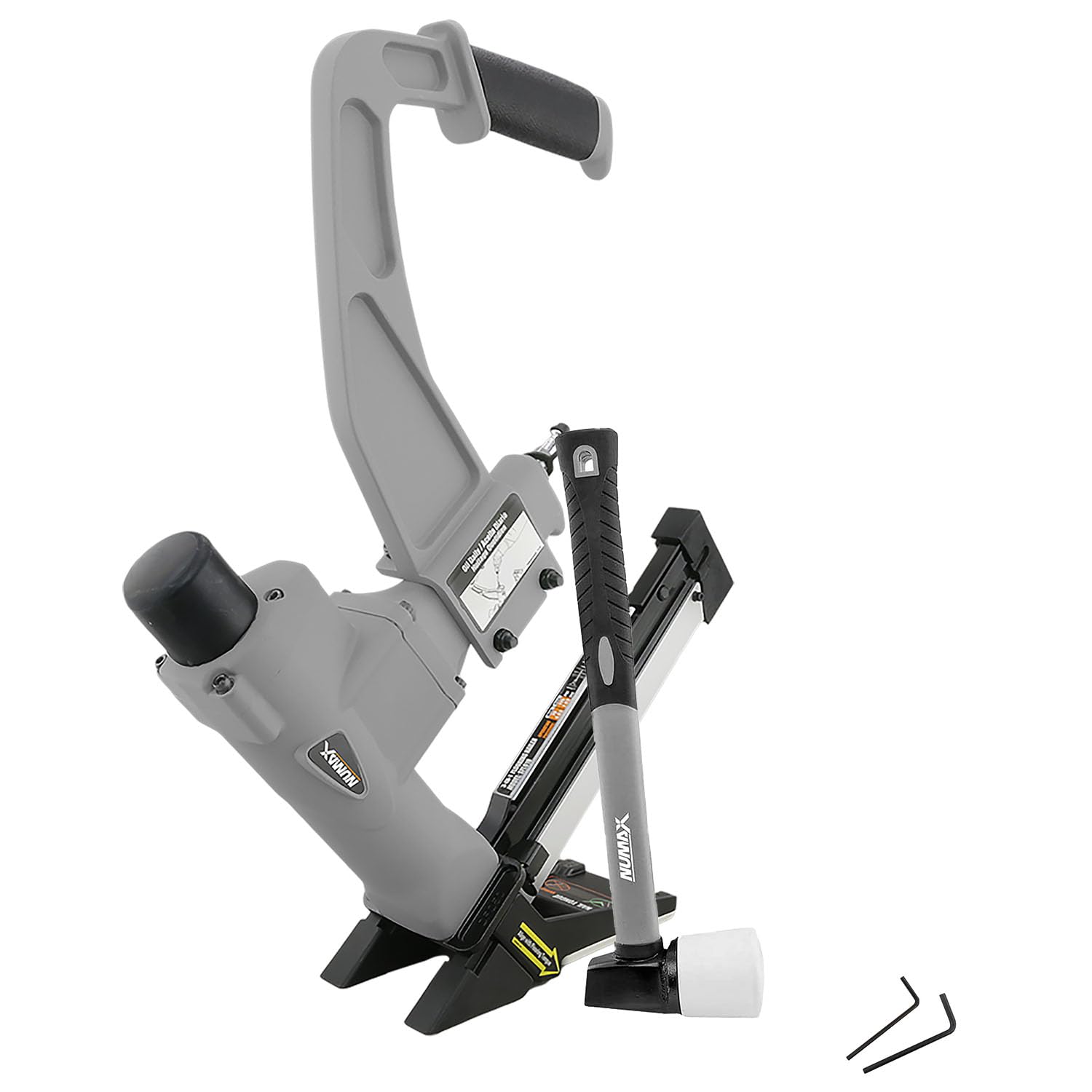 NuMax SFL618 3-in-1 Pneumatic Flooring Stapler/Nailer with White Rubber Mallet by NuMax 