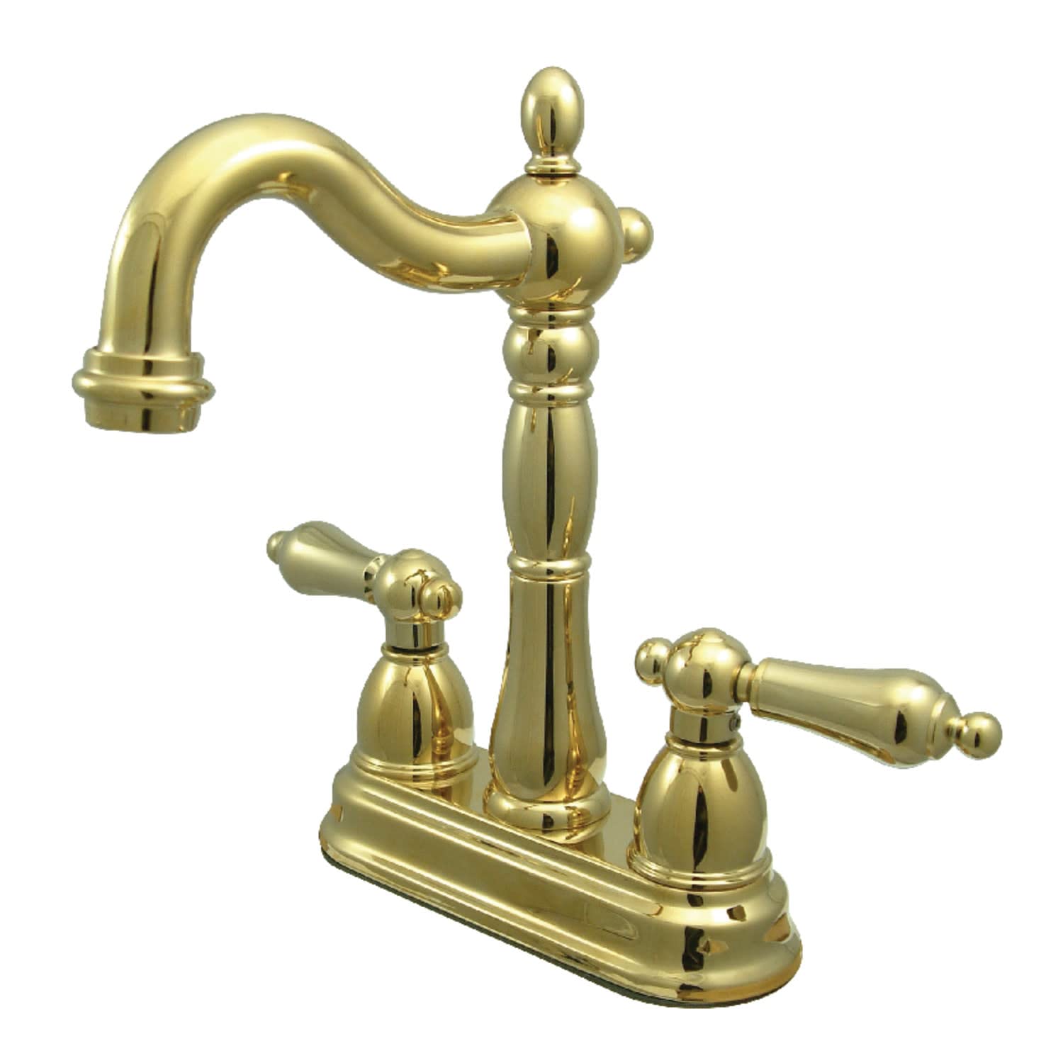 Kingston Brass KB1492AL Two Handle 4 in. Centerset Bar Faucet without Pop-Up Rod