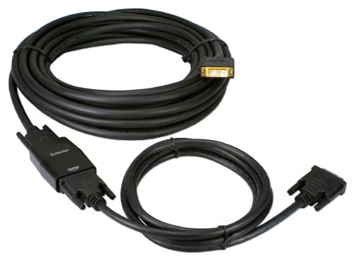 QVS 20M FullHD DVI-D 720p/1080p PC/HDTVビデオEQケーブル延長キット
