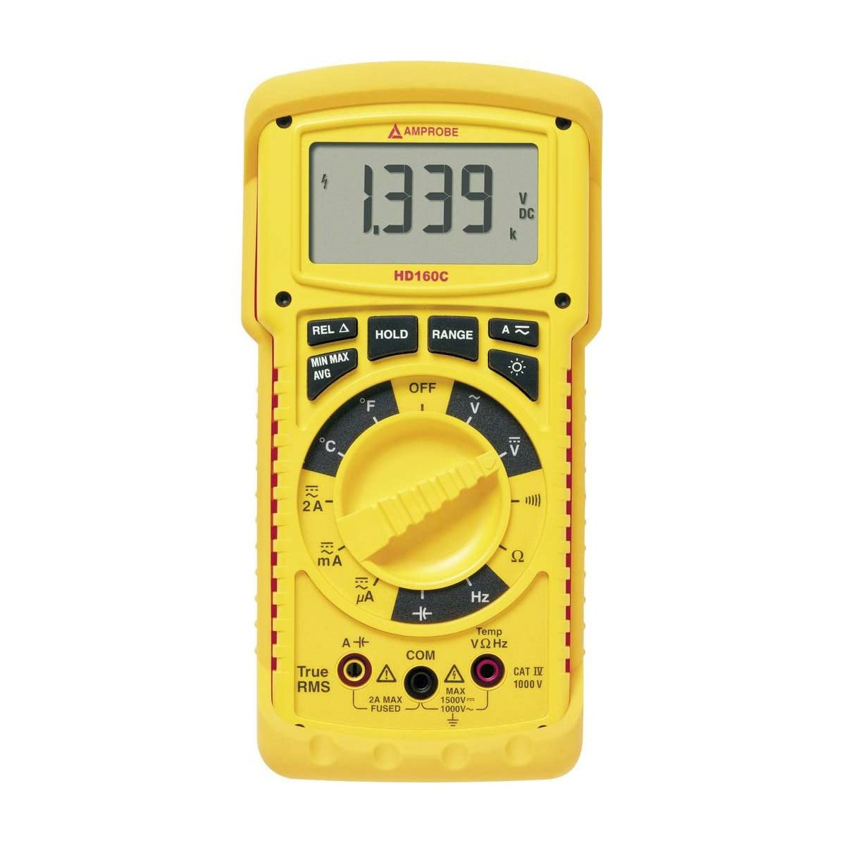 Amprobe - 2670787 HD160C Heavy Duty Multimeter with TRMS IP67 Rating and Temperature
