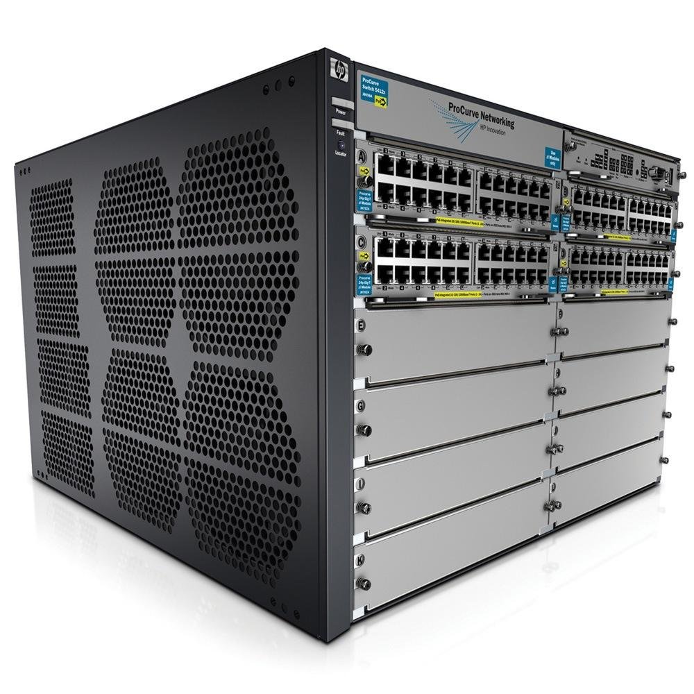 HP E5412-92G-PoE+/2XG-SFP+ v2 zl Switch Chassis - J9532A
