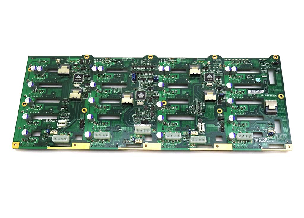 Supermicro BPN-SAS-846A I-Pass 4U ダイレクトアタッチド バックプレーン SAS デフォルトLEDパターン