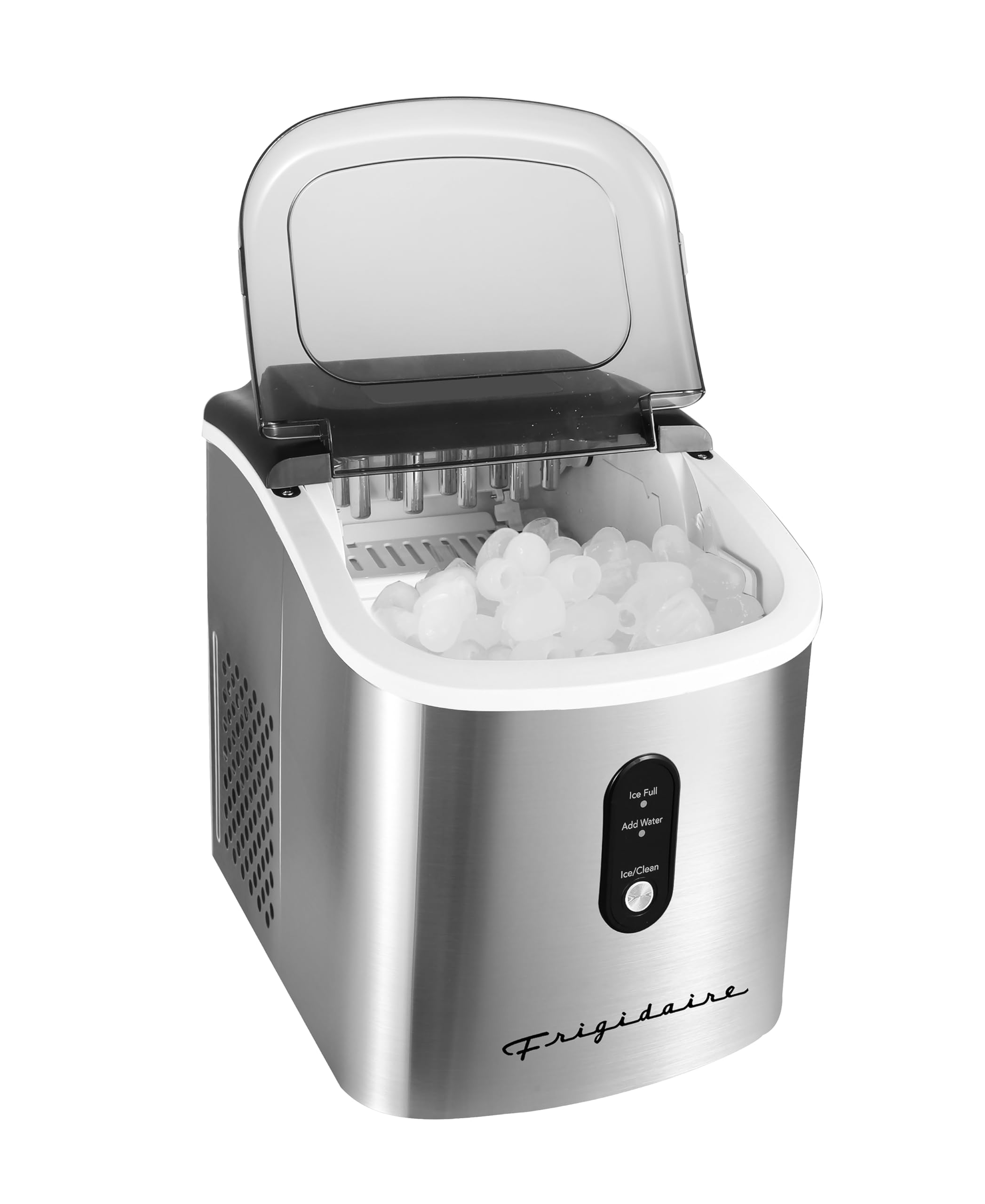 Igloo ICE103 Counter Top Ice Maker with Over-Sized Ice Bucket Stainless Steel by Igloo
